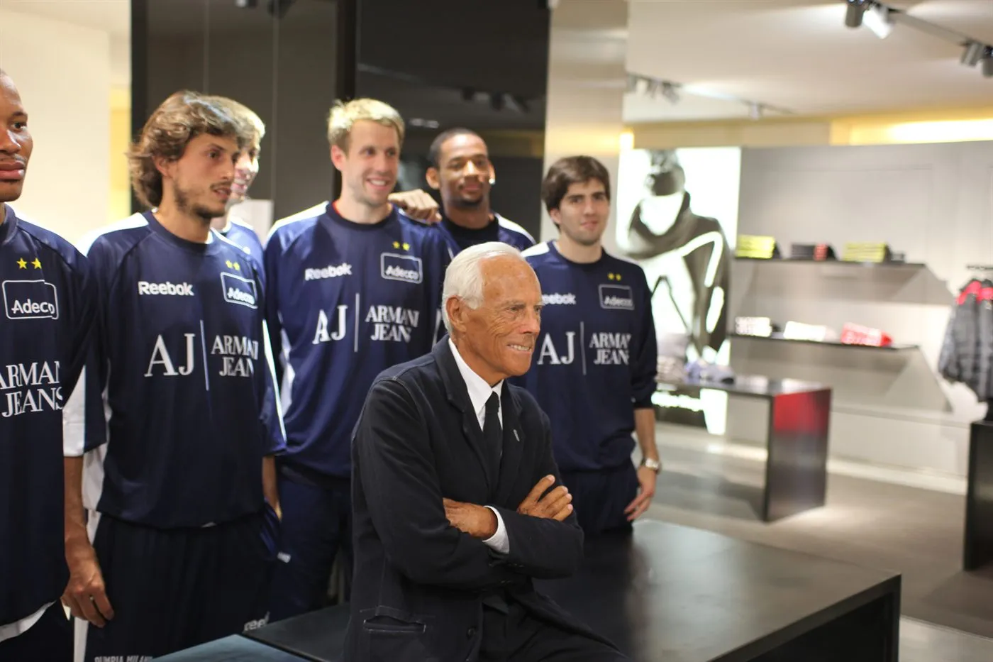 Giorgio Armani at Vogue Fashion's Night Out, Milan, 2009.