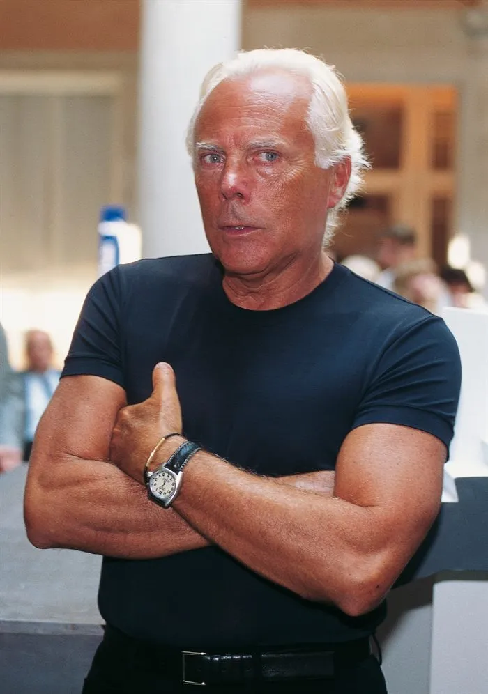 Portrait of Giorgio Armani, 1997.