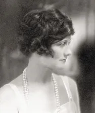 Bust portrait of Coco Chanel, c. 1920.