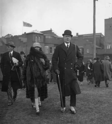 Coco Chanel with Hugh Grosvenor, Duke of Westminster, at Aintree racecourse, 1925.