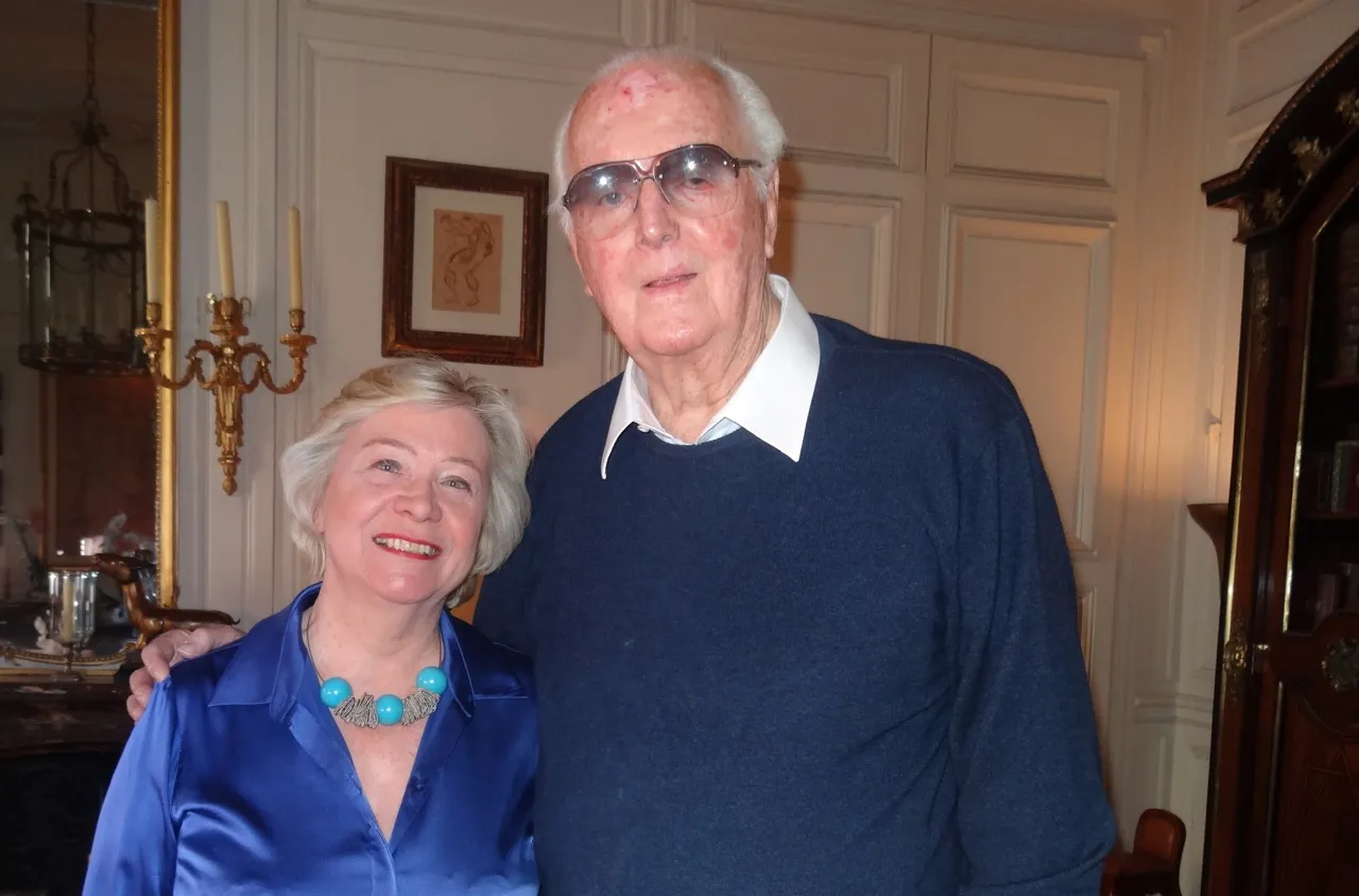 Hubert de Givenchy as guest of honour at the 2014 Visan festival.