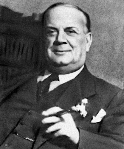 Portrait of Guccio Gucci, founder of the house, circa 1940.