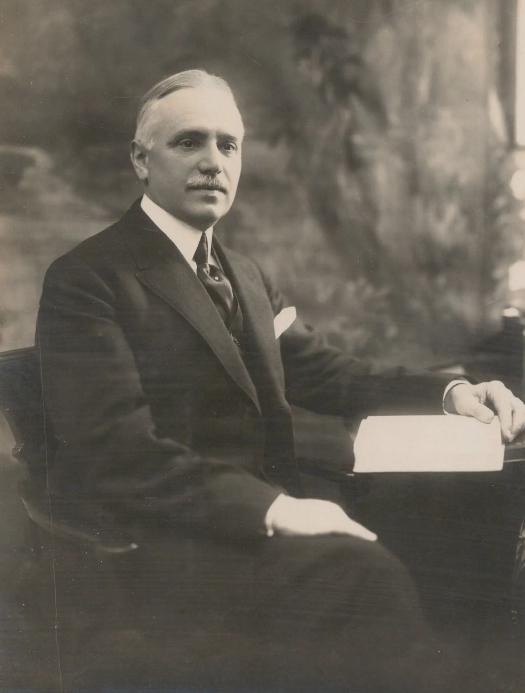 Studio portrait of Émile-Maurice Hermès, grandson of the founder, by Henri Manuel.