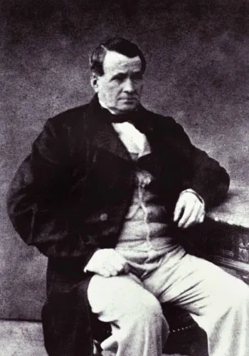 Portrait of Thierry Hermès, founder of the house, mid-19th century.