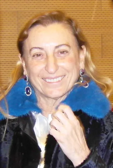 Portrait of Miuccia Prada, January 2011.