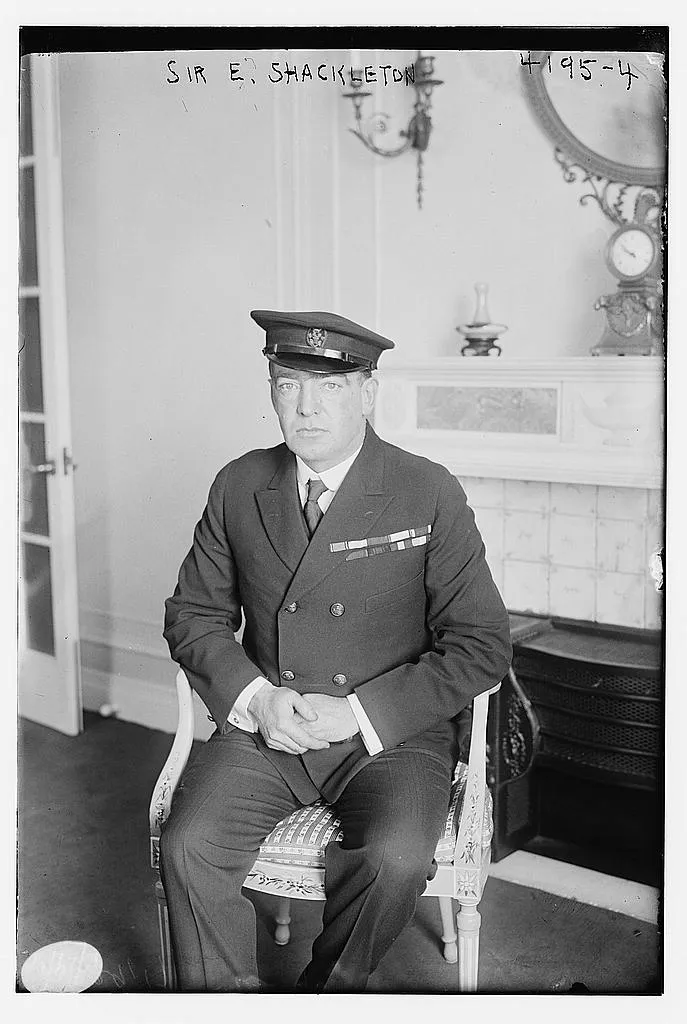Sir Ernest Shackleton photographed in 1917, after the Endurance expedition.