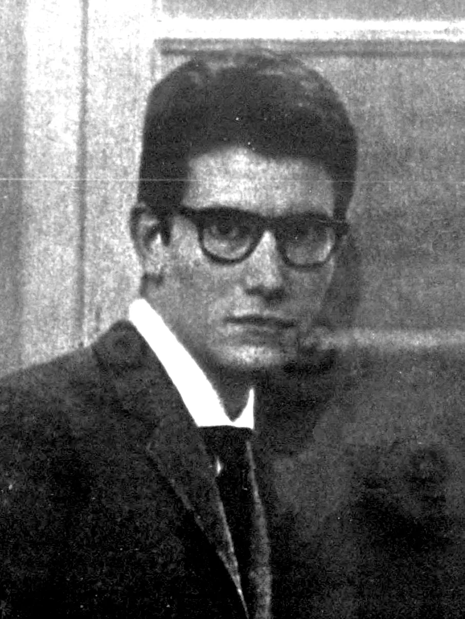 Yves Saint Laurent at his Paris studio in 1961, the year he founded his eponymous house.